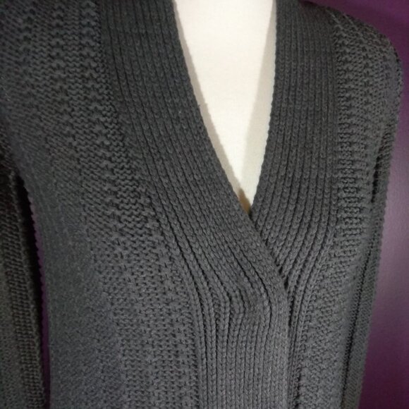 Gorgeous Vintage cabi Fall 2013 Grey Sweater Coat NWT with Pockets! - Picture 4 of 10